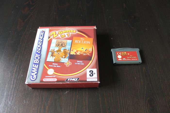 2 Games in 1: Roi Lion + Frère des Ours